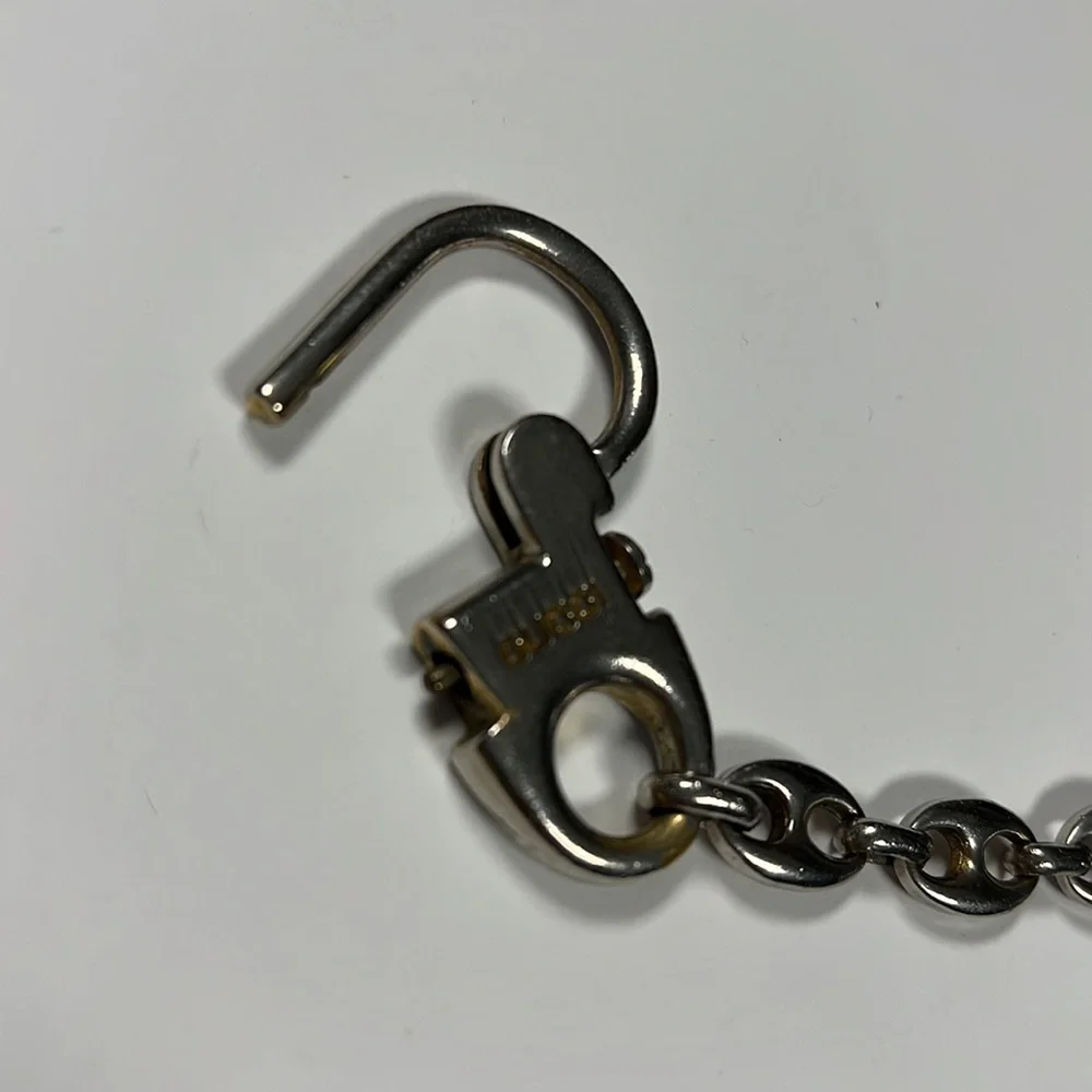 Gucci Authentic Metal Chain Link Keychain